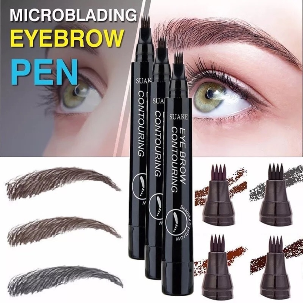 Eyebrow Liquid Pen Microblading liner makeup cosmetics beauty lining ink - Picture 4 of 11